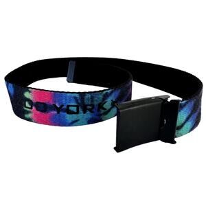 Zoo York Tie-Dye Logo Belt with Black Metal Buckle